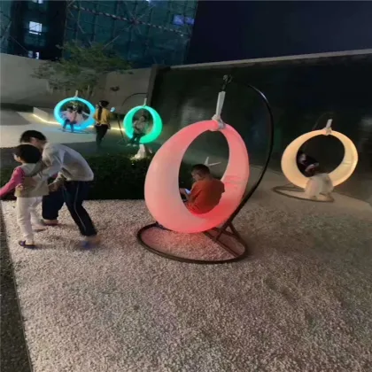 LED Swings and Moon Chairs for Recreation Facilities