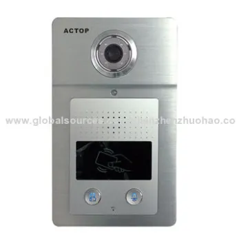 Villa Host Camera TCP IP Video Intercom with 8-zone Alarm, Easy to Install