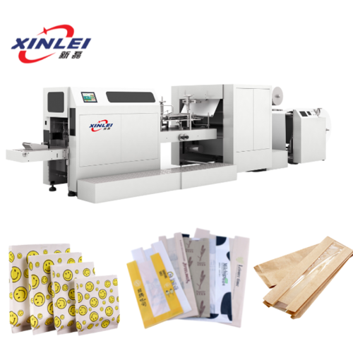 Full Auto Roll Feeding Square Bottom Paper Bag Making Machine