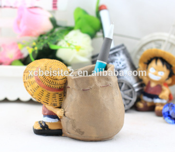 N532 Hot New Good Quality Resin Material Pen Holder Cartoon Desk Pencil Holder For Office Home Use