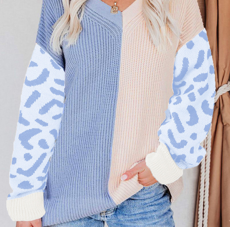 Womens V Neck Sweater Pullover