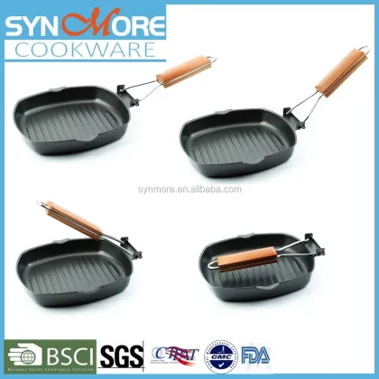 Hot Sale Kitchenware: Aluminium Fry Pan - Rectangle Non Stick Grill Pan