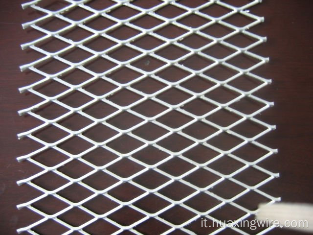 Mesh metallica espansa in alluminio rivestito di potenza