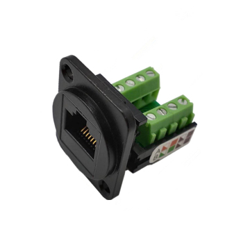 Waterproof RJ45 Cat6 Connector Female 8P8C