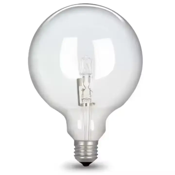 राउंड ग्लोबल 95 G125 TUNGSTEN HALOGEN HEAT BULBS - विभिन्न Wattages E27 CE प्रमाणित