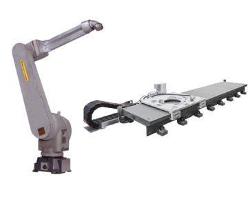Großer Größe Fanuc P-250IB 6-Achsen-Roboterarm mit CNGBS-Track zum Malerei