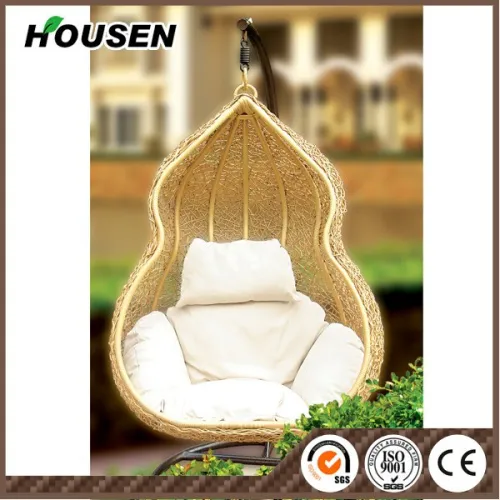 Pe Rattan Birdcage Hanging Chair For Outdoor E7, High Quality Pe