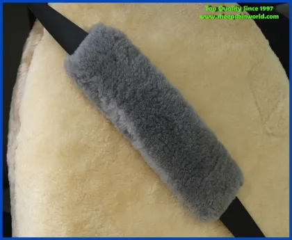 Sheepskin safe belt cover