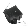Waterproof plastic black electrical Pvc Junction Boxes