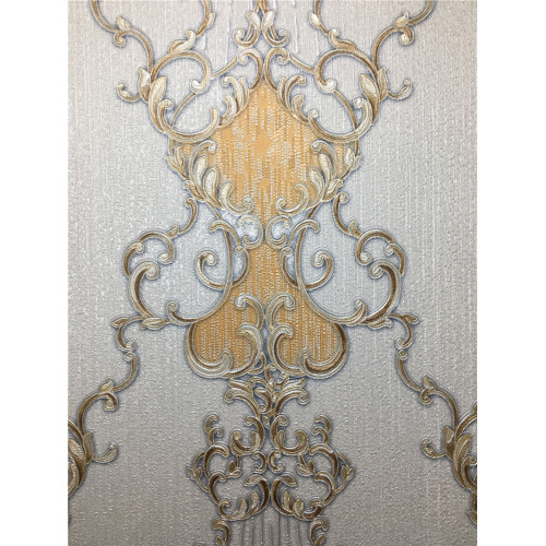 European Wallcovering waterproof damask 3D emboss wallpaper