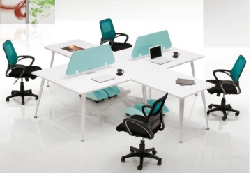 Cross Desktop Screen Office Workstation (OM-WS0060)