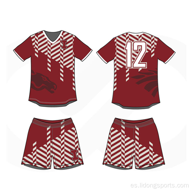 Kit de camisas de fútbol personalizado Jersey de fútbol de uniforme