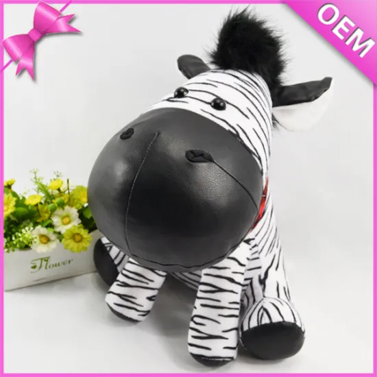 20cm Sitting Black and White Stripped Stuffed Zebra, Plush Zebra Toy, Stuffed Animal Toy