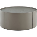 Popular design round wooden tea table