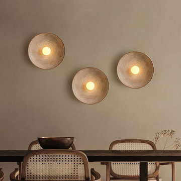 La lampe de mur de backall LED moderne Scandinave Retro Scandin LED pour le salon et la chambre