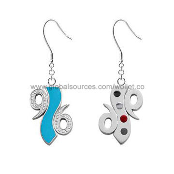 2014 China Wholesale Fashion Jewelry Six and Nine Figures Drop Earring