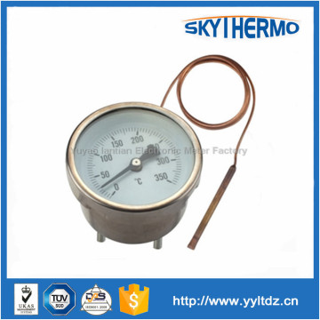 Stainless steel 304 case small round outdoor bimetal capillary oven thermometer                        
                                                Quality Choice