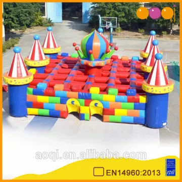 AOQI cheap giant inflatable maze game for children