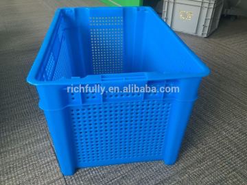 Hot sale nestable plastic crates for fruits and vegetables distribution