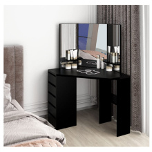 Wooden Bedroom Corner Dressing Table Makeup Desk