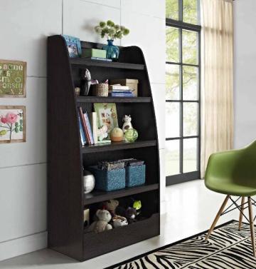 Black Wooden Bookshelf for Kids Online Purchase