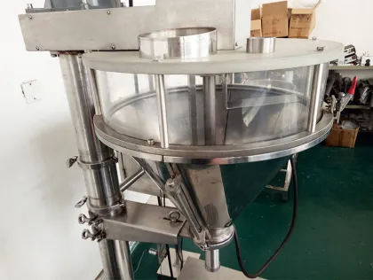 Small Volumetric Glitter Washing Talcum Talc Powder Filling and Sealing Machine