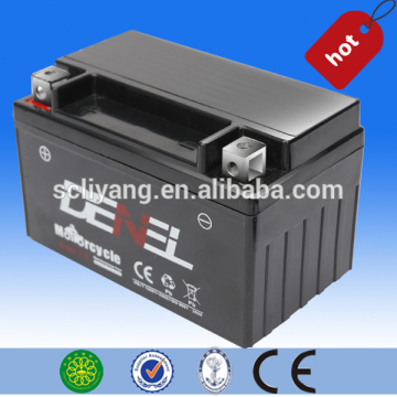 2014 Hot Sale Motorcycle Battery Motorcycle Spare Parts battery 12v 7ah 12v niced battery storage battery