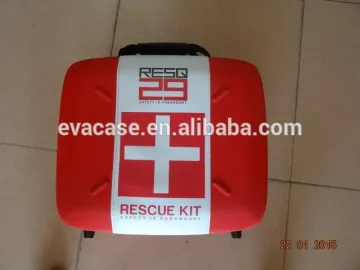 outdoor mini first aid kit of custom eva first aid kits bag with mesh pocket and custom logo of ODM eva first aid kits case