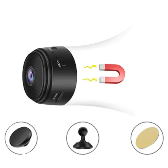 1080P HD Security Camera: Remote Control Night Vision with Mobile Detection & WiFi