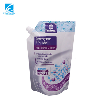 Customized Plastic Fabric Softener Stand-Up Pouch for Laundry Detergent
