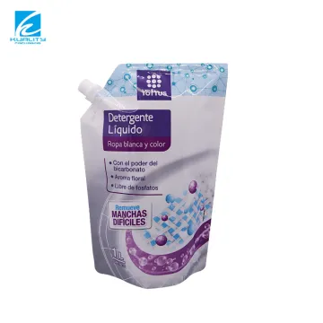 Customized Plastic Fabric Softener Stand-Up Pouch for Laundry Detergent