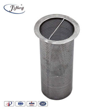 Tubo de filtro perforado de desagüe de piso pulido de acero inoxidable para la bomba de agua de la cocina T FITRADOR