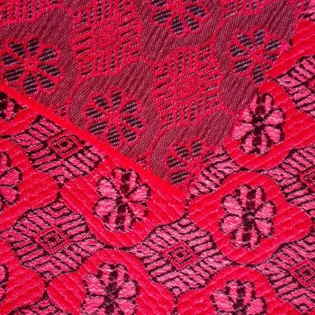 Synthetic Fabric Jacquard Elastic For Women's Overcoat