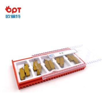 PCD ceramic grooving inserts width for lathe