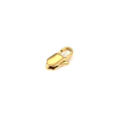 Factory Wholesale 18K Gold Plated Metal Lobster Clasp