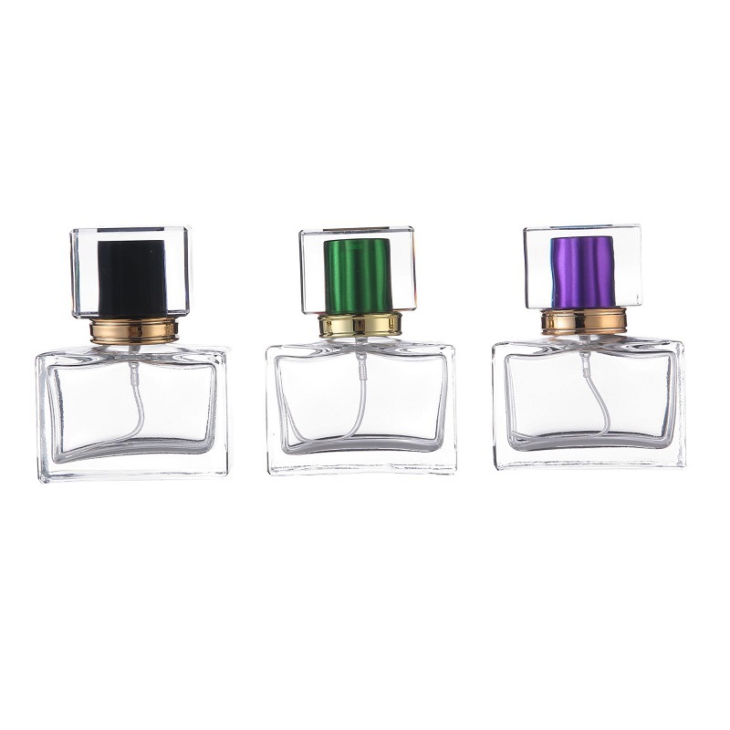 Square Perfume Bottles with Acrylic Cap