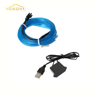 Yosovlamp Automotive Ambient LED Light Strips - USB Car Accessories Modification, Wiring-Free