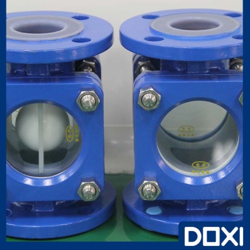 Pfa Sight Glass Ball Check Valve, High Quality Pfa Sight Glass Ball