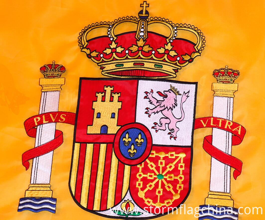 Embroidery Spain flag Embroidery Spain flag