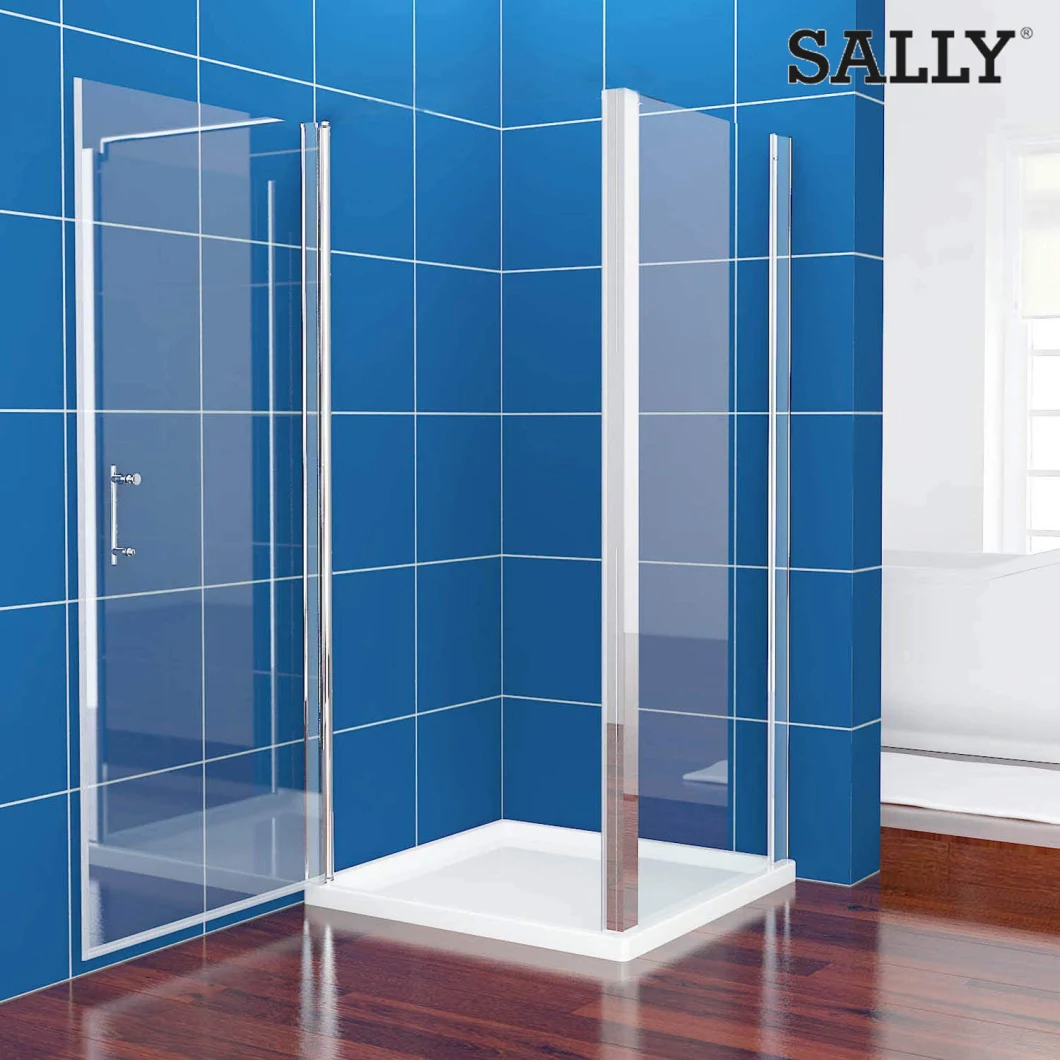 Sally Badezimmer Alkose Gehäuse Dusche Dusche Pivot Glasrahmen