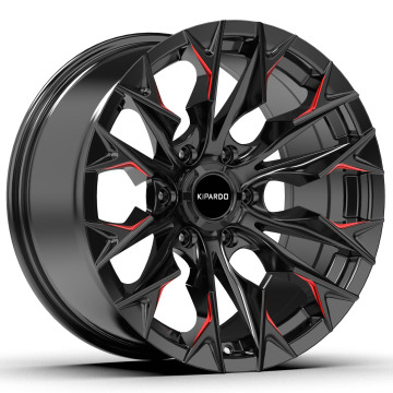ヤンツァオ鋳造合金ホイール16-20インチ-5x150、5x139.7、6x139.7オフロードおよび4x4トラック用のリム