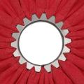 Red oblique cutting polishing cloth wheel