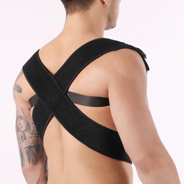 Men and Women Elastic Band Back Support Belt for Posture Correction