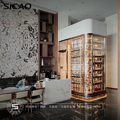 SICAO OEM Wine Cooler Cabinet: High Quality Temperature Control Wine Cellar