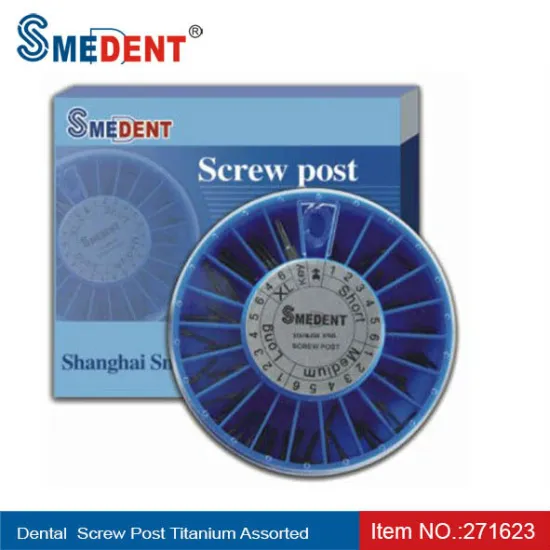 Implants Screw Post Dental Titanium Assorted or Single