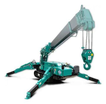 CE Certified Hydraulic Telescopic Boom Diesel Engine Drive Spider Crawler Crane