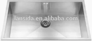 American size under-mounted square sink