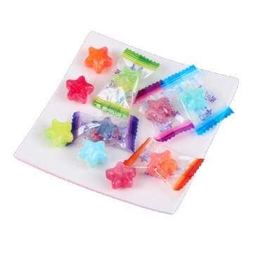 Topfabrikanten: OEM Multi-gekleurde schattige stervormige tassen Hot Sale Halal Hard Candy
