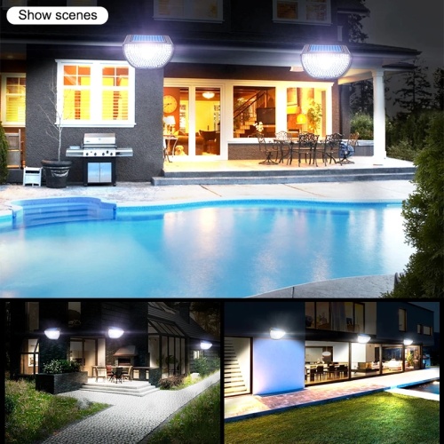 200LED Solar Light Outdoor 3Modes