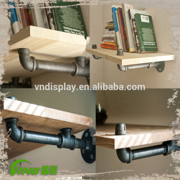 Super Quality Wall Mounted Design Wooden Book Rack